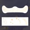 20pcs Glitter Freckles Temporary Face Tattoos, 2 Styles Waterproof Freckles Face Tattoo Glitter Makeup Patches for Teens & Women Christmas Halloween Parties (Gold) view 3