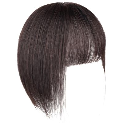 12 Inch Clip-On Real Hair Topper for Women, Brown & Black Shades, Secure, Breathable Mesh for Thinning Hair