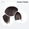 12 Inch Clip-On Real Hair Topper for Women, Brown & Black Shades, Secure, Breathable Mesh for Thinning Hair view 2