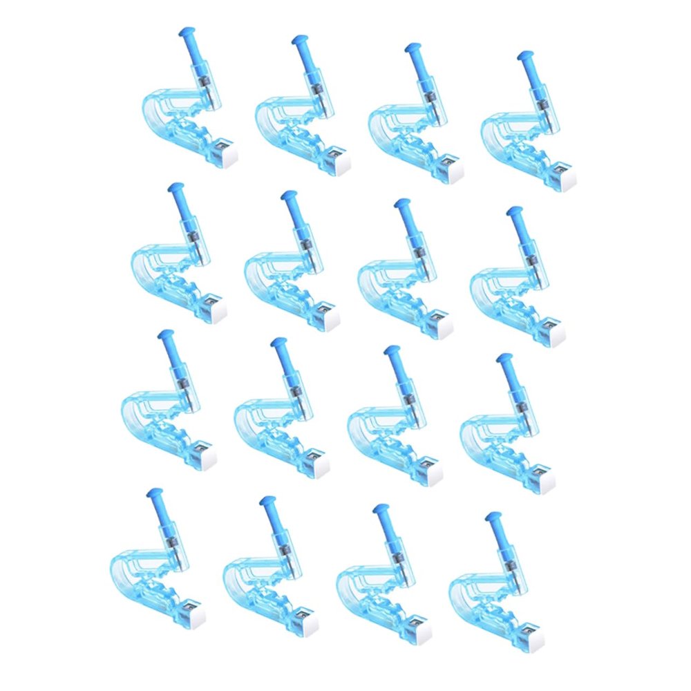 DEARMAMY 12-Piece Disposable Ear Piercing Tool Kit for Convenient and Effortless Use Sky-Blue for Home and Travel