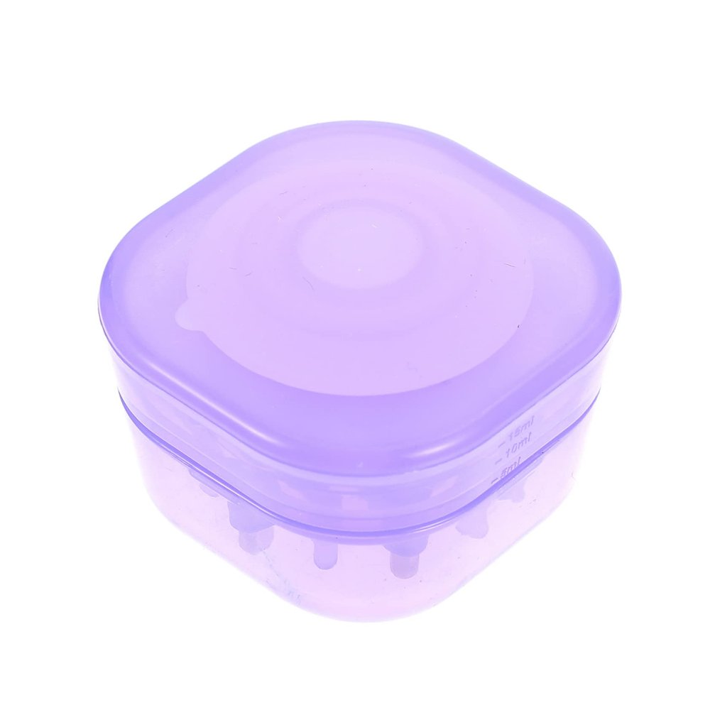 DEARMAMY 1pc Scalp Treatment Applicator Comb Hair Serum Roller Graduated Window Liquid Comb for Scalp