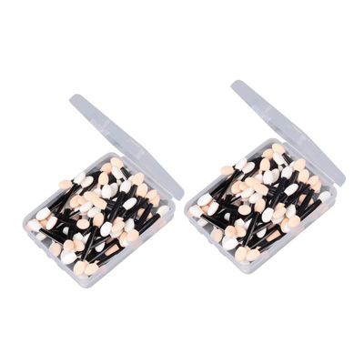 Beaupretty 100 Pcs Disposable Dual Sided Eyeshadow Brushes for Makeup Application Comfortable Sponge Material for Travel Parties and Everyday Use