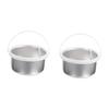 FONDOTIN 2pcs Hair Removal Wax Melting Container Aluminum Pot for Wax Heater Nonstick Waxing Tool for Home and Salon Use Practical and view 1