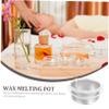 FONDOTIN 2pcs Hair Removal Wax Melting Container Aluminum Pot for Wax Heater Nonstick Waxing Tool for Home and Salon Use Practical and view 2
