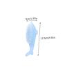 DEARMAMY Dolphin Shaped Nail Brush Set 4Pcs Multi-Functional Fingernail Cleaning Tools for Manicure Soft and Stiff Bristles for Nail Surface Cleaning Random Color view 2