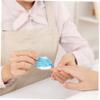 DEARMAMY Dolphin Shaped Nail Brush Set 4Pcs Multi-Functional Fingernail Cleaning Tools for Manicure Soft and Stiff Bristles for Nail Surface Cleaning Random Color view 4