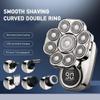 9.0 Pro Head Shaver, 9D Floating Blade Heads, Intelligent LED Display IPX7 Waterproof Wet Dry Shaving, Rechargeable Cordless Razor (Silver) view 2