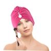 Beavorty Quick Dry Hair Drying Cap Microfiber Turban for Faster Hair Drying for Home Gym Travel Comfortable Fit Thicken Design view 3