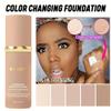 BARUBT 4 in 1 Color Changing Foundation Liquid with SPF 50 - Full Coverage Concealer, Medium Spectrum Foundation Makeup Cream Moisturizing Nourishing, Waterproof, for All Skins Women&Men 1.41 FL.OZ view 2