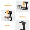 Beaupretty Men's Beard Grooming Shaving Set 7389 2pcs Shaving Brush Stand Cup Acrylic Razor Holder for Home Use view 2