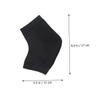 HONITANO 4pairs Foot Care Socks Moisturizing Gel Heel Socks for Men Women Crack Design Toeless for Rough Skin Comfortable view 2