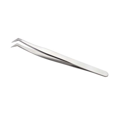 Beavorty Stainless Steel Eyelash Tweezers Applicator Tool Set for Grafting Fake Eyelashes High Shaped Design for Makeup Application