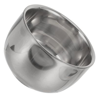 DEARMAMY Shaving for Men Barber Shaving Bowl Soap Bowl Stainless Steel for Bar Soap Beard Accessories Random Style
