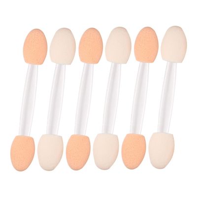 VALICLUD 30pcs Brush Alternative Eye Shadow Brushes White Eyeshadow Applicator for Women Travel-friendly