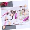 VALICLUD 30pcs Brush Alternative Eye Shadow Brushes White Eyeshadow Applicator for Women Travel-friendly view 4