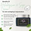 Merja Face cream with Helichrysum & Sage Essential Oils- Day and Night- Face cream with Collagen, Helichrysum oil and sage-Skin Care- Face Moisturizer -Premium Quality 50ml 1.7 oz (Pack of 2) view 4