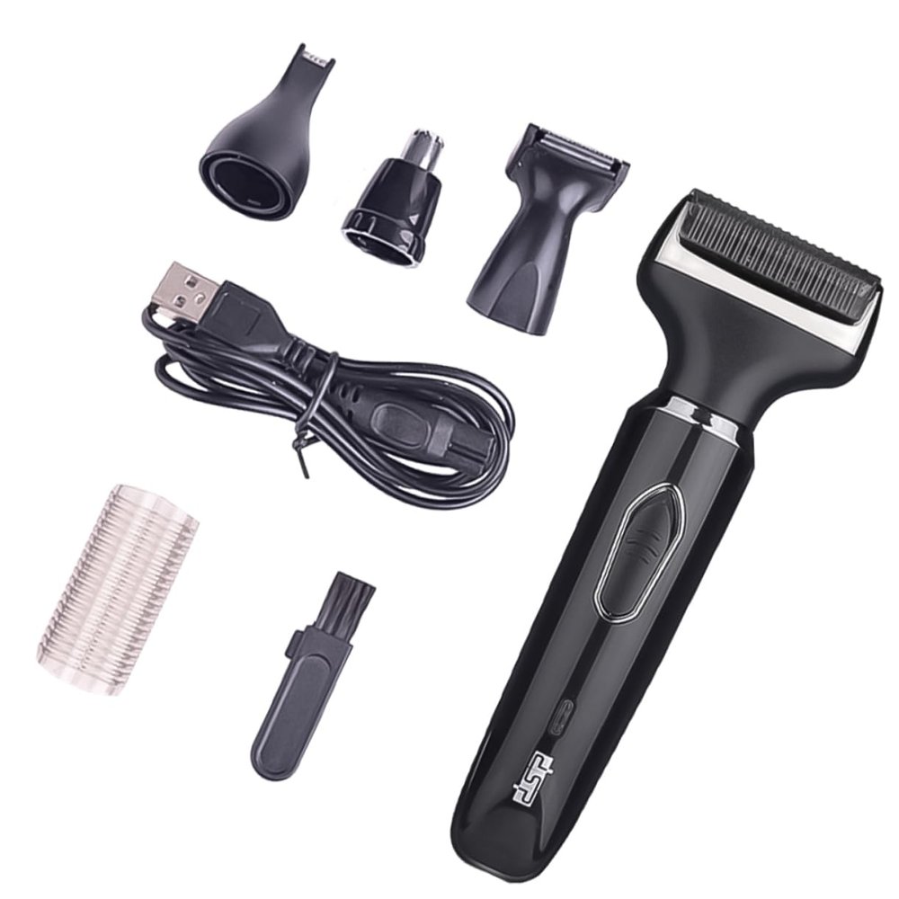 FOMIYES Multi-Function Electric Razor Set Nose Hair Clipper Hair Clipper Razor Electric Nose Trimmer Facial Brush