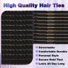 10 Pcs Men's Hair Ties, Hair Ties for Guys & Women, Braided Elastic Coils for Thick & Curly Hairs, man Bun Hairs Tie, Black (Long Lasting & Reusable) view 4