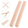 Beavorty 2pcs Retractable Lip Brush Double-sided Lip Applicator Telescopic Nylon Fiber Makeup Brushes for Travel view 3