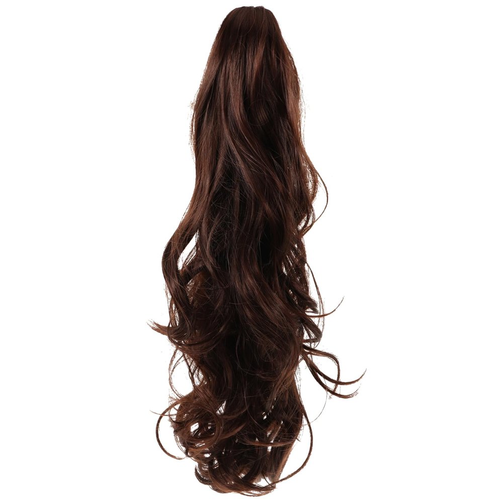 Beavorty Curly Ponytail Extension Clip Soft Synthetic Hairpiece for Everyday Use Drawstring for Natural Look