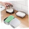 MUCKLILY 5pcs Multi Functional Aluminum Soap Storage Box Wear Resistant Container for Travel for Creams Ointments and Cosmetics Leak and Design Present Option view 3