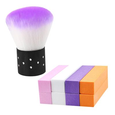 Beavorty Nail Art Tool Set Mushroom Cleaning Brush High Elastic Sponge Block for Professional Manicure Suitable for Nail Salons and DIY Home Use