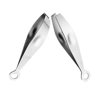 Mikinona 2pcs Hair Plucking Jacket Set Metal Chicken Tweezers Cooking Tweezers Lash
