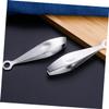 Mikinona 2pcs Hair Plucking Jacket Set Metal Chicken Tweezers Cooking Tweezers Lash view 4