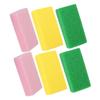 PartyKindom 6Pcs Foot Pumice Stone Set Exfoliating Foot Scrubber for Dead Skin Removal for Softening Calluses Suitable for Home Pedicure view 1