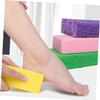 PartyKindom 6Pcs Foot Pumice Stone Set Exfoliating Foot Scrubber for Dead Skin Removal for Softening Calluses Suitable for Home Pedicure view 4