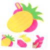 DEARMAMY 2pcs Silicone Makeup Brush Cleaner Mat Suction Cups Brush Washing Pad for Easy Cleaning Suitable for Makeup view 3