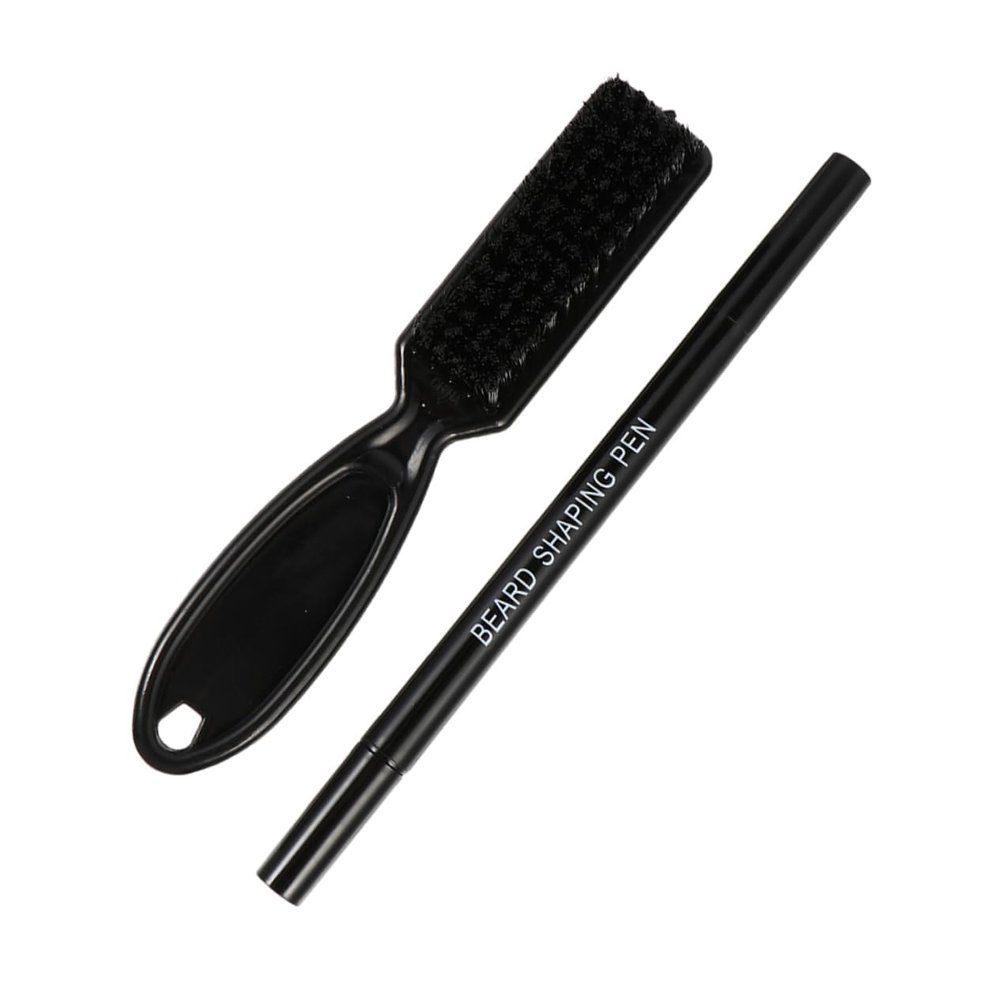 Beavorty 1set Beard Filler Pen Set Dual- Design for Precise Beard Shaping and Filling Deep Materials for Men Grooming and Styling