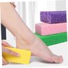 TOVINANNA 6Pcs Handheld Foot Exfoliating File for Dead Skin Removal Ergonomic Tool Pumice Stone for Smooth Feet Includes Colors view 3