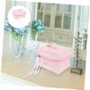PartyKindom Travel Makeup Organizer Bag Tsa Approved Toiletry Bag for Women Large Capacity Storage Decorative Design view 3
