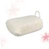 Beige Bathing Shower Sponge Brush, Exfoliating Body Scrubber Tool view 1