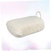 Beige Bathing Shower Sponge Brush, Exfoliating Body Scrubber Tool view 4