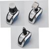 Ipetboom Men Hair Clippers Trimmer Independent Floating Heads USB Rechargeable Razor Beard Head Hair Trimmer view 3
