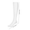 Outanaya Moisturizing Foot Socks for Spa Pedicure Care Long Gel Socks for Cracked Heels Repair Breathable and Snug Fit for Overnight Use for Softening Dry Feet view 2