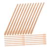 MUCKLILY 100Pcs Wooden Sticks for Hair Removal Smooth Applicators for Body Eyebrow Lip Nose Personal for Sensitive Areas view 1