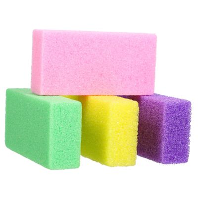 PartyKindom 12pcs PU Foot Pumice Stones Set Exfoliating Callus Remover for Feet Pedicure Tools for Dead Skin Care for Home and Spa Use