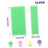 PartyKindom 12pcs PU Foot Pumice Stones Set Exfoliating Callus Remover for Feet Pedicure Tools for Dead Skin Care for Home and Spa Use view 3
