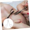 FRCOLOR 6pcs Professional Vibrissa Scissors Stainless Steel Eyebrow Trimmer Nose Hair Scissors for Women view 4