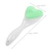 BIUDECO Silicone Face Scrubber Exfoliating Brush for Women Manual Cleansing Tool for Deep Cleaning Heart Shape Design for Removing Blackheads and Exfoliating Skin view 2