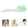 BIUDECO Silicone Face Scrubber Exfoliating Brush for Women Manual Cleansing Tool for Deep Cleaning Heart Shape Design for Removing Blackheads and Exfoliating Skin view 3