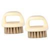 BESTYASH 2pcs Beard Care Accessory Multifunctional Cleaning Brush for Men Lightweight and Durable Hair Brush for Easy Grooming and Maintenance present for Male Friends view 1