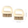 BESTYASH 2pcs Beard Care Accessory Multifunctional Cleaning Brush for Men Lightweight and Durable Hair Brush for Easy Grooming and Maintenance present for Male Friends view 2