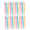 Ipetboom 24pcs Material Eyebrow Razor Razor for Women Men Easy Storage Lightweight Handle view 1