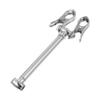 Beaupretty 1Set Portable Hand Held Stainless Steel Holder Ergonomic Tool for Body Care and Relief Removable Clip for and Personal Use view 1