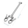 Beaupretty 1Set Portable Hand Held Stainless Steel Holder Ergonomic Tool for Body Care and Relief Removable Clip for and Personal Use view 2