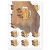 Beer Loving Little Man Octoberfest Mug Temporary Tattoo Water Resistant Fake Body Art Set Collection - 15 2" Tattoos (1 Sheet) view 1